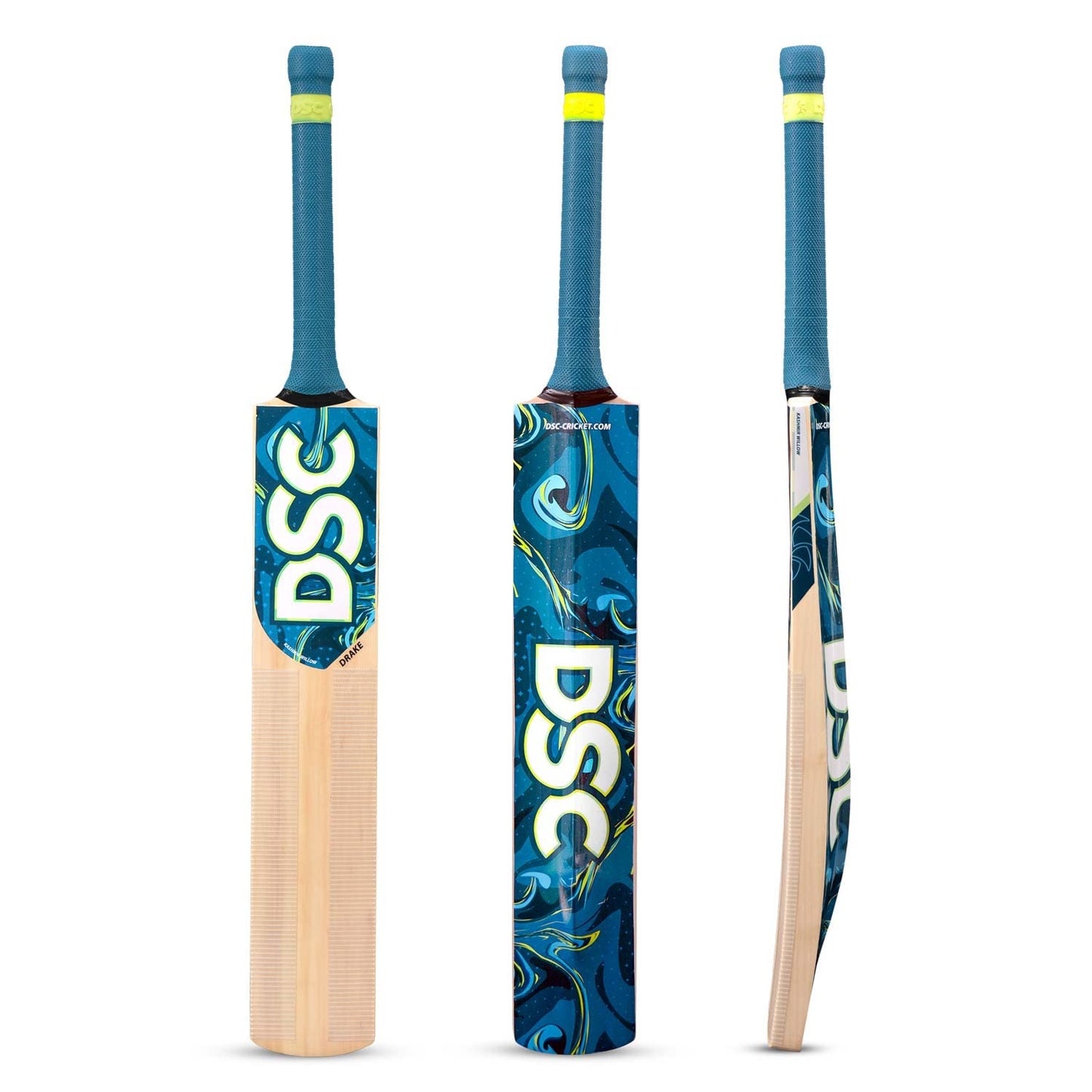 DSC Drake Kashmir Willow Cricket Bat, Size - 3