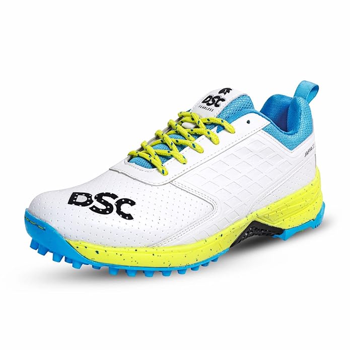 DSC Jaffa 22 Cricket Shoes | For Boys and Men | Eva Sock Liner | Lightweight Outsole | Durable