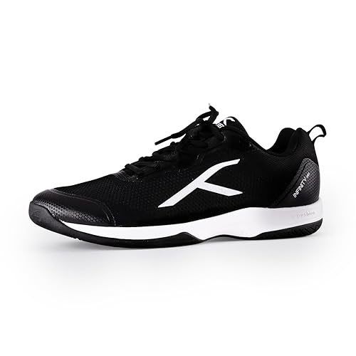 HUNDRED Infinity Pro Non-Marking Professional Badminton Shoe for Men | Material: Polyester/Mesh | Suitable for Indoor Tennis/Squash/Table Tennis/Basketball & Padel
