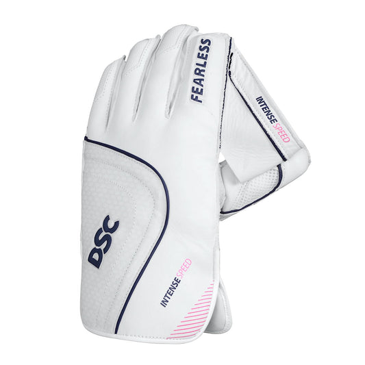 DSC Intense Speed Leather Cricket Wicket Keeping Gloves for Mens, Size - Boys