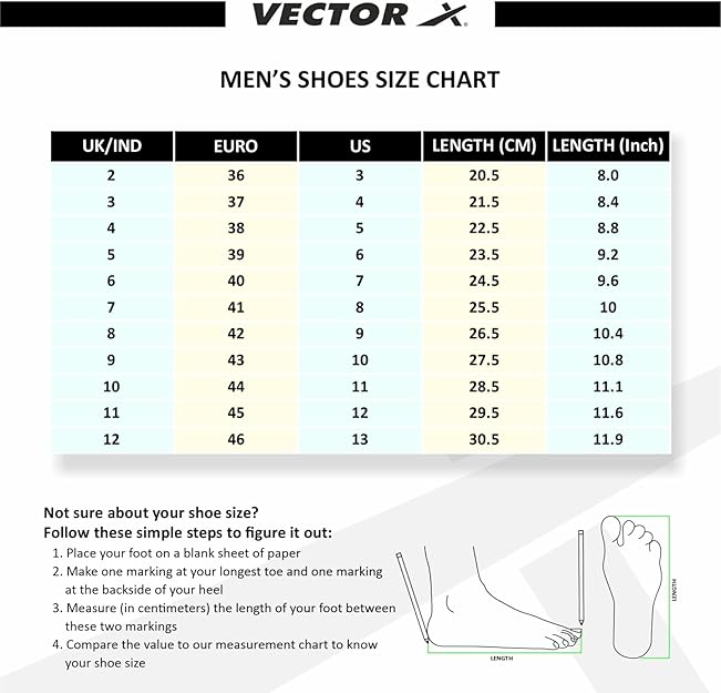 Vector X Chaser Kids Football Shoes | Green & Black | Size: EU 42, UK 8, US 9 | Material: Synthetic Leather & TPU | For Boys & Men | Optimal Traction