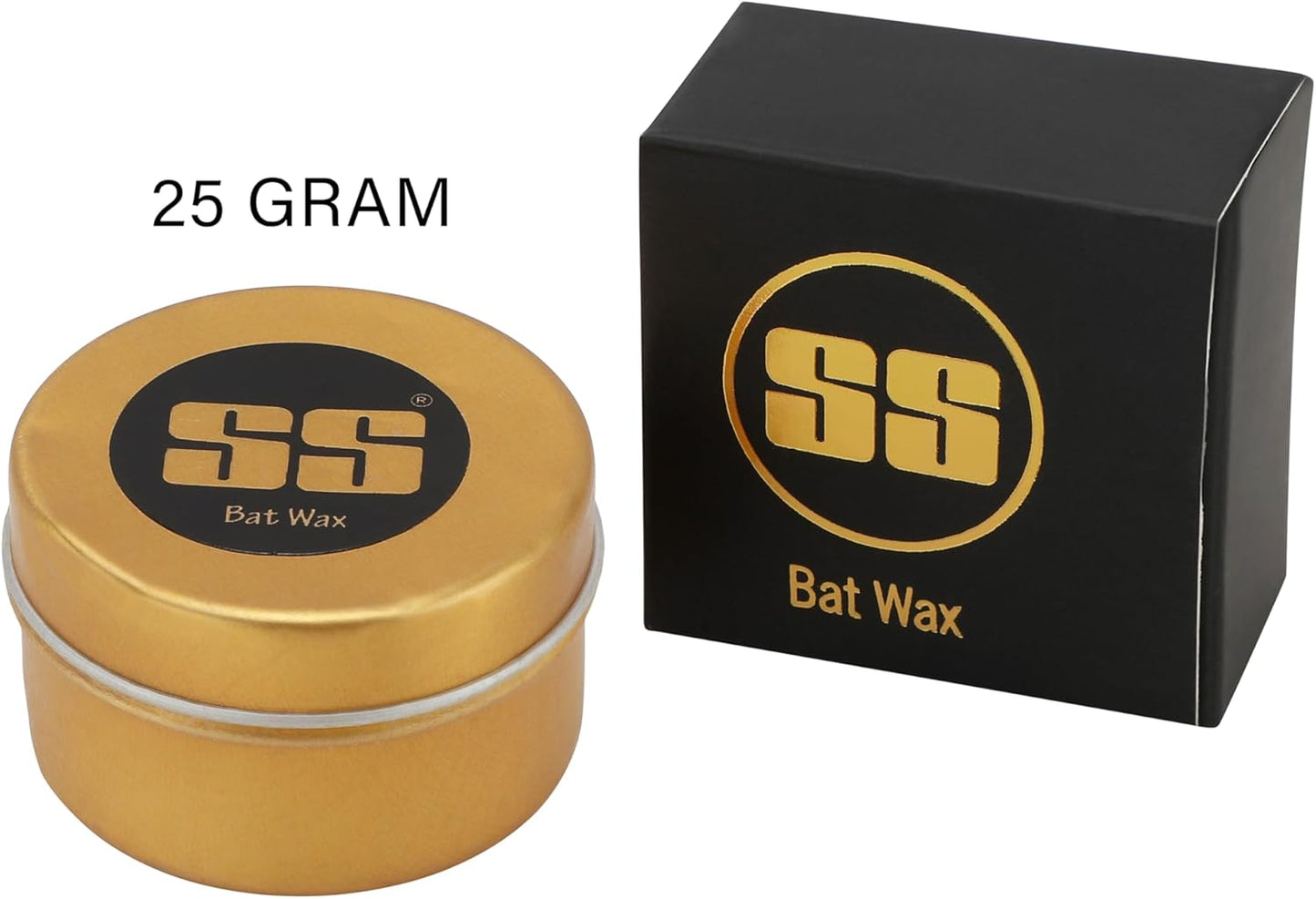 SS Bat Wax 25gm | Pack of 1 | Maintain Moisture Levels in the Willow | Preserve Looks & Extend Life of Cricket Bat | Reduces Chances of Cracking & Splitting | Premium Grade Formula for Superior Care