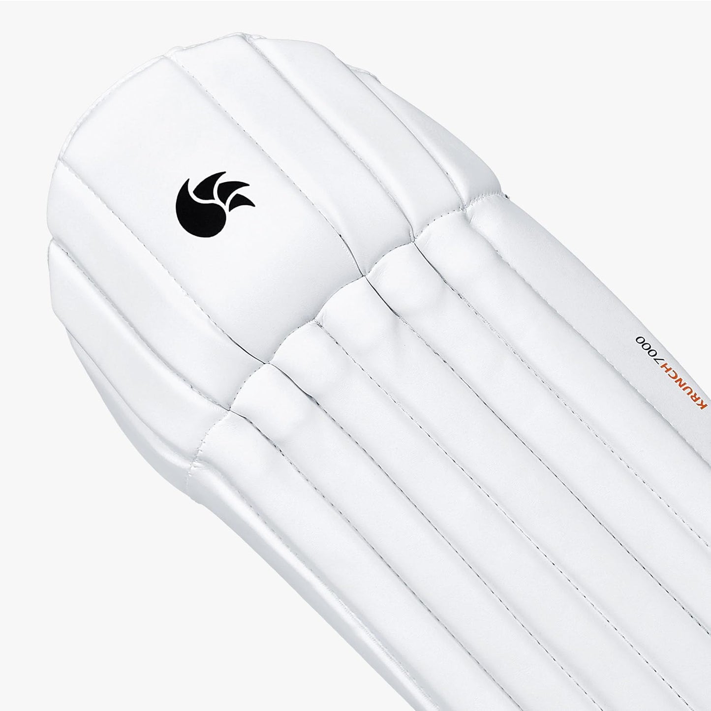 DSC Krunch 7000 Cricket Wicket Keeping Legguard | Color: White | Size: Youth | Material: PVC and Mesh | Breathable Mesh Bolsters | Low Density Foam Leading | Lightweight | Soft and Flexible