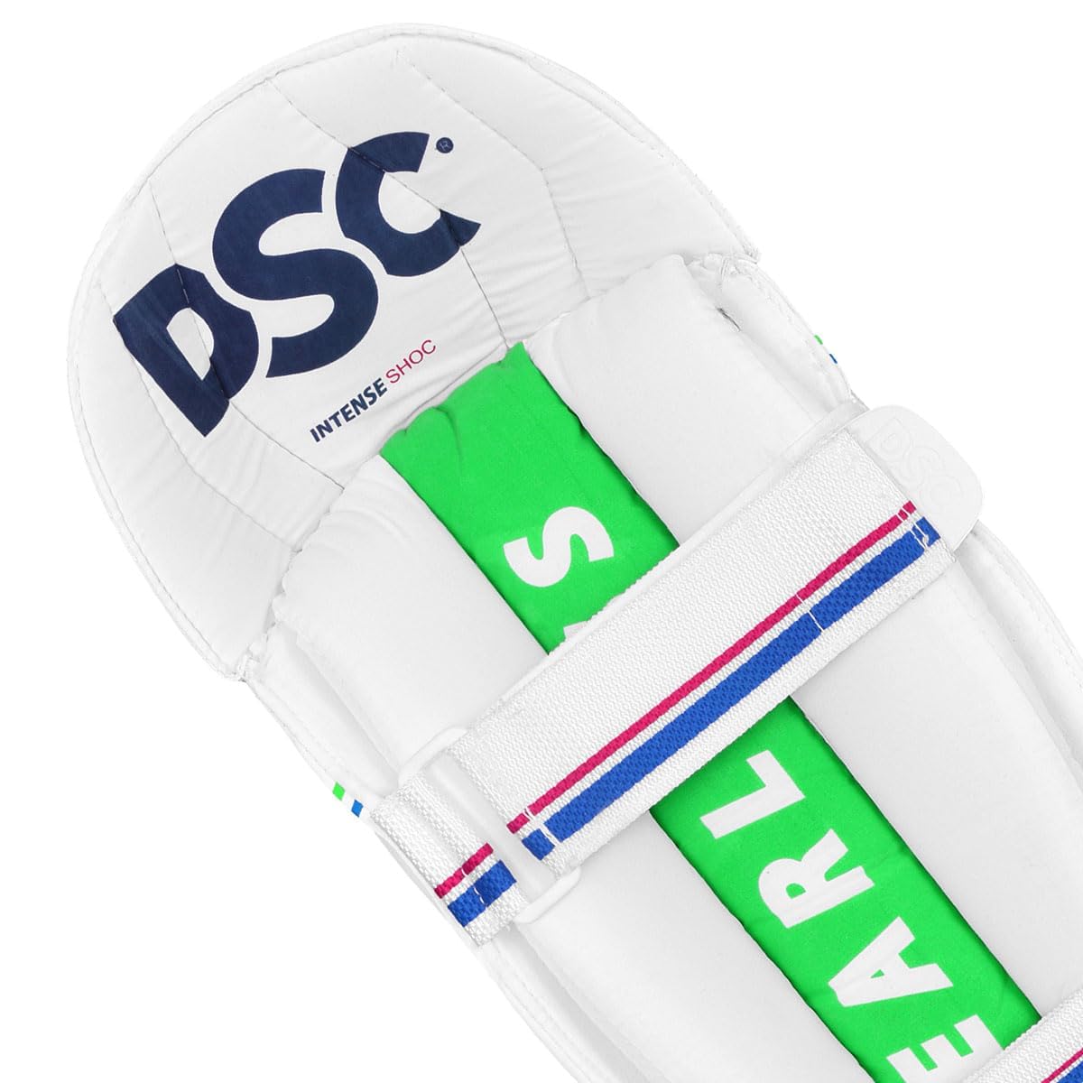 DSC Shoc PU Wicket Keeping Leg Guard Boys - White