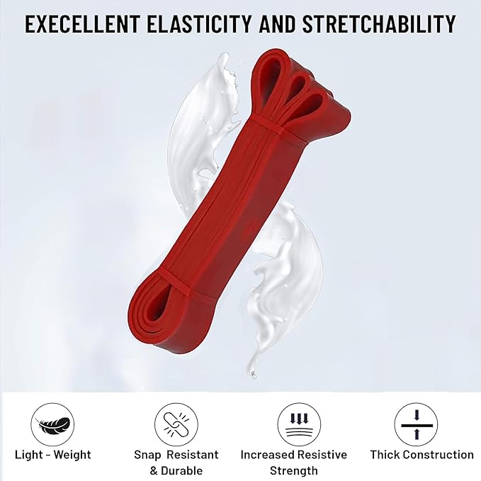 anythingbasic ab. Latex Resistance Band Exercise Band, Perfect for Mobility, Body Stretching, Powerlifting, Home Workout, Fitness Training Loop Bands for Men & Women