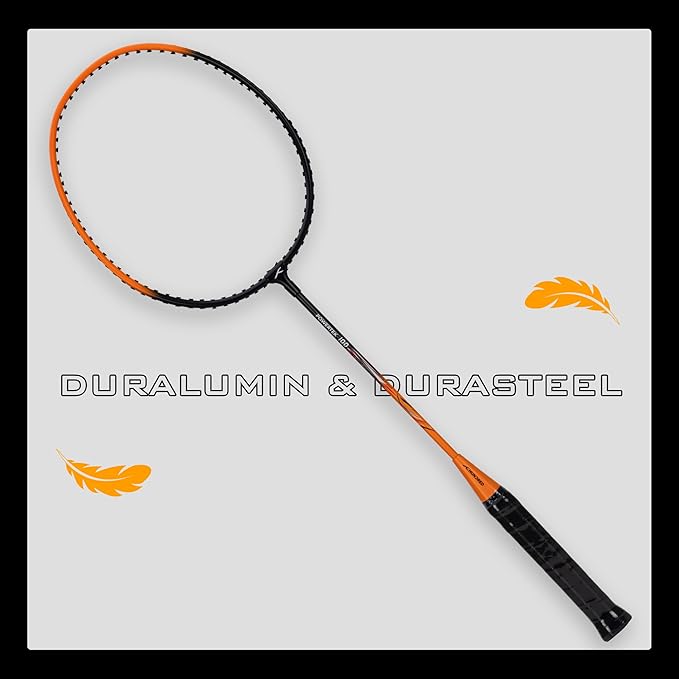 HUNDRED Aluminium Powertek 100 (Set of 2) Badminton Racket with Full Cover