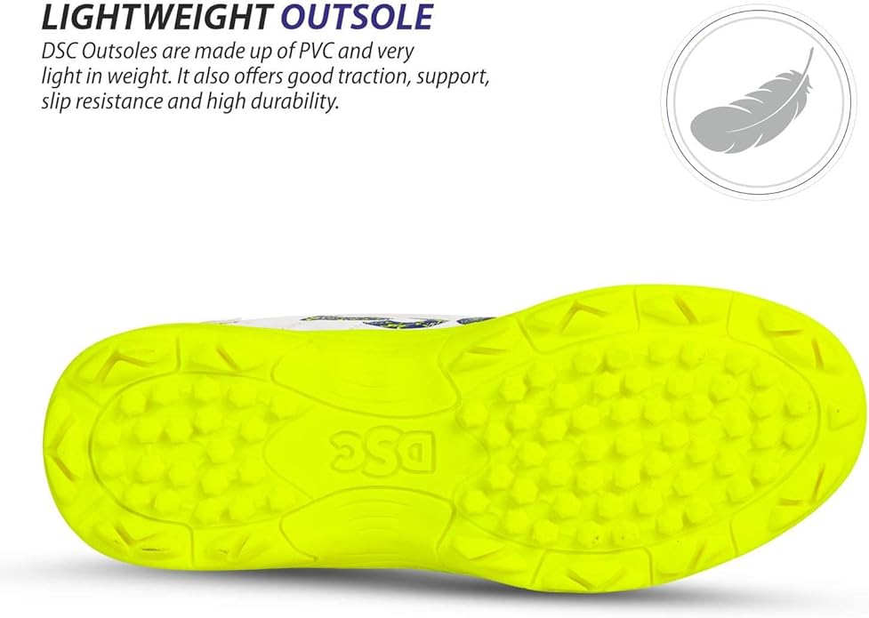 DSC Beamer Cricket Shoes | For Boys And Men | Lightweight | Durable | Embossed Design