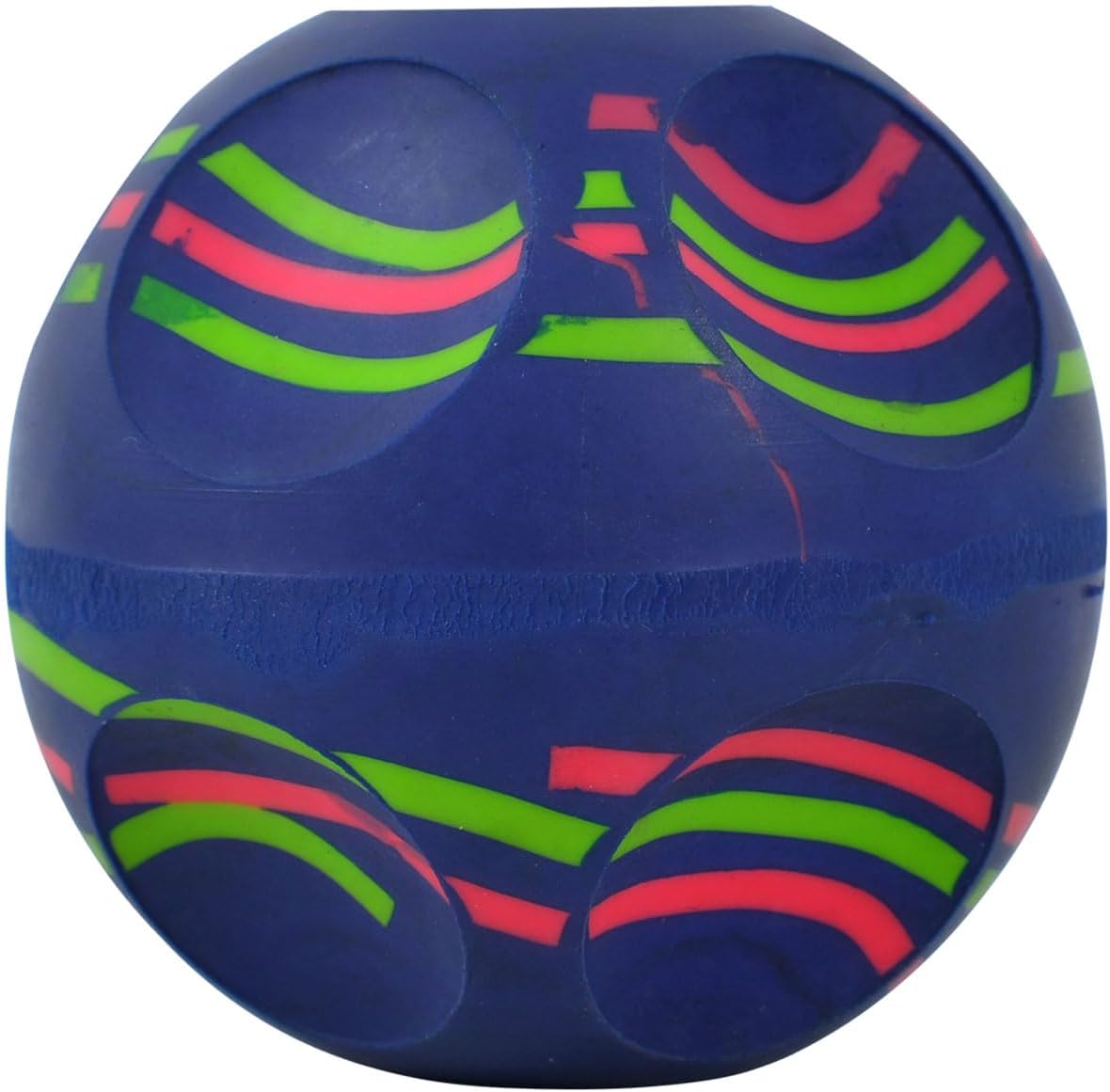 DSC Reflex Multireaction Cricket Ball | Color: Blue | Size: One | Material : High Density Rubber | Training Ball | Peripheral Vision | Fine Designed to Achieve Swing