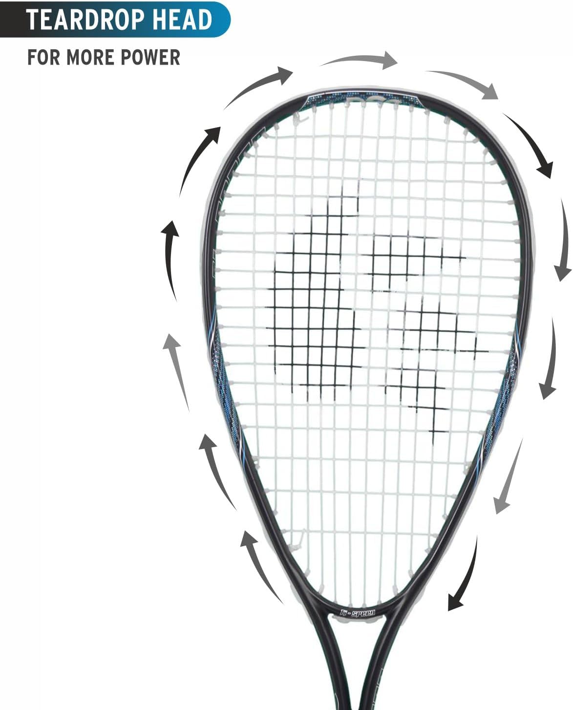DSC Ti Speed Aluminium Squash Racquet