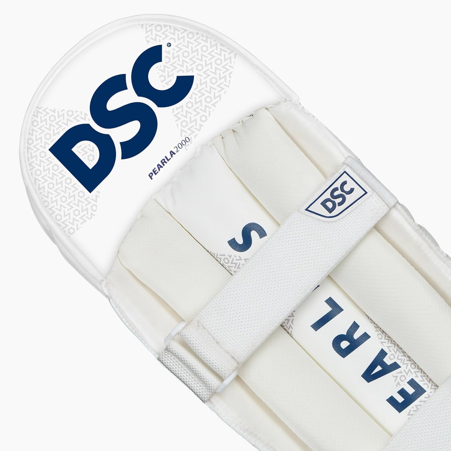 DSC Pearla X3 Cricket Wicket Keeping Legguard | Color: White | Size:Youth | Material: PU and Mesh | Wrap Around Side Wing Protection | Ultra Durable PVC Facing | Breathable Mesh Bolsters