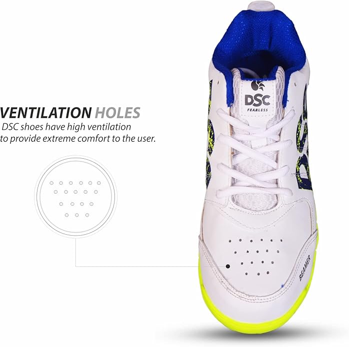 DSC Beamer Cricket Shoes | For Boys And Men | Lightweight | Durable | Embossed Design