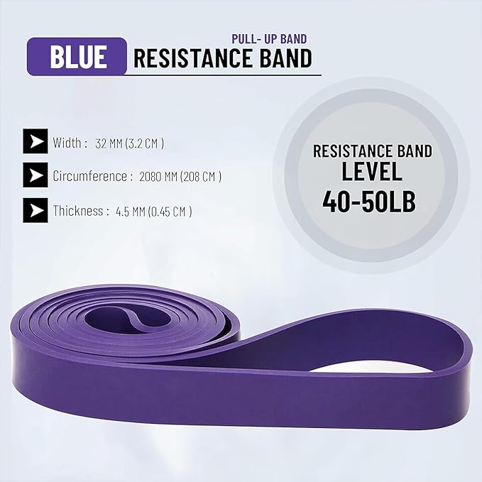 anythingbasic ab. Latex Resistance Band Exercise Band, Perfect for Mobility, Body Stretching, Powerlifting, Home Workout, Fitness Training Loop Bands for Men & Women