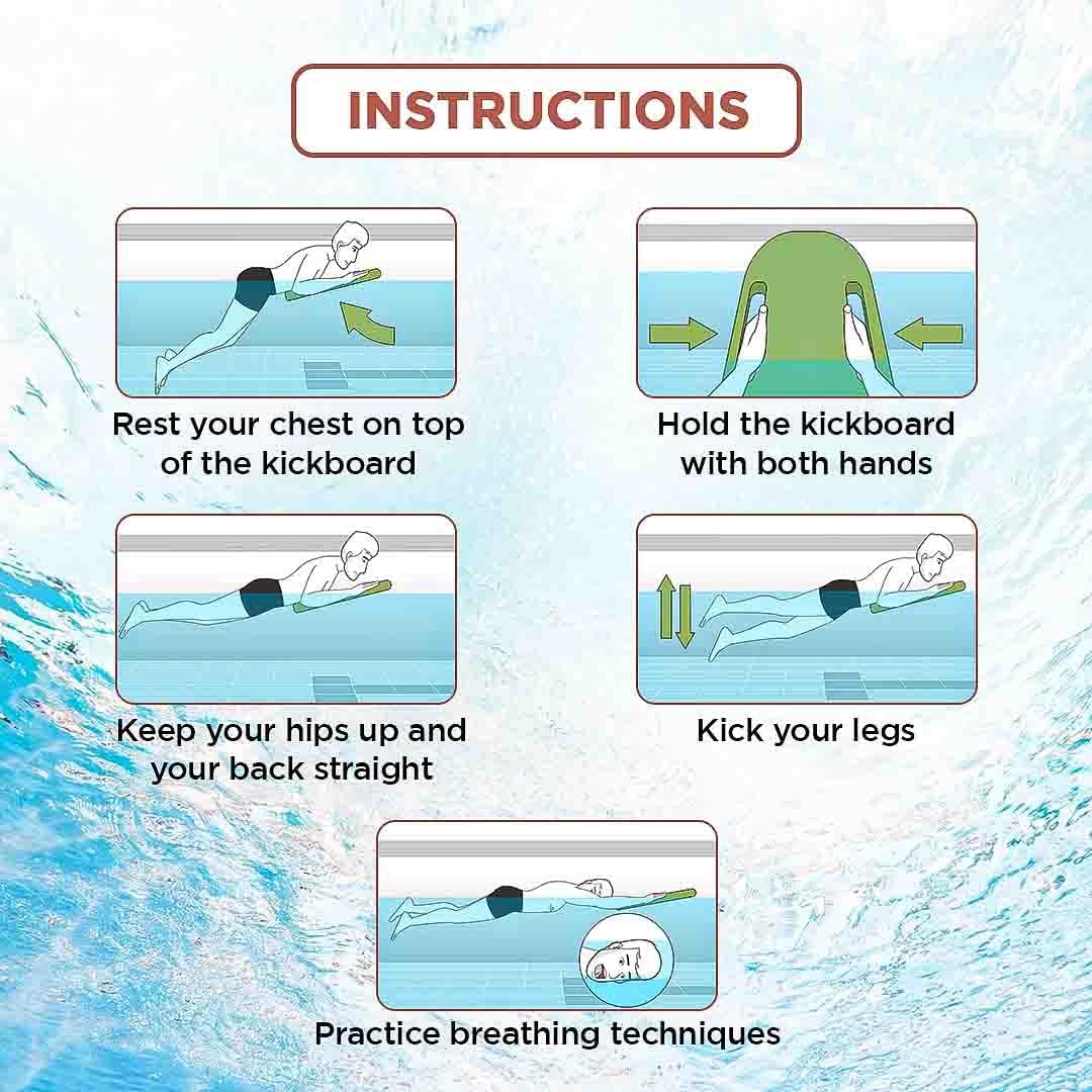 Endless EL1011 Swimming Kickboard With Comfortable Design