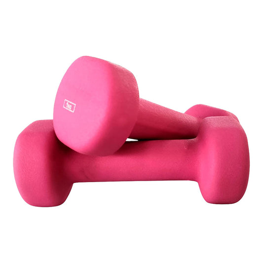 Neoprene dumbbell with ergonomic grip for effective weight training, strength workouts, and muscle building