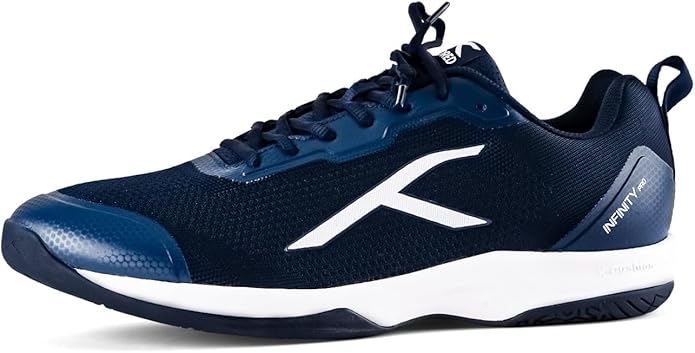 HUNDRED Infinity Pro Non-Marking Professional Badminton Shoe for Men | Material: Polyester/Mesh | Suitable for Indoor Tennis/Squash/Table Tennis/Basketball & Padel