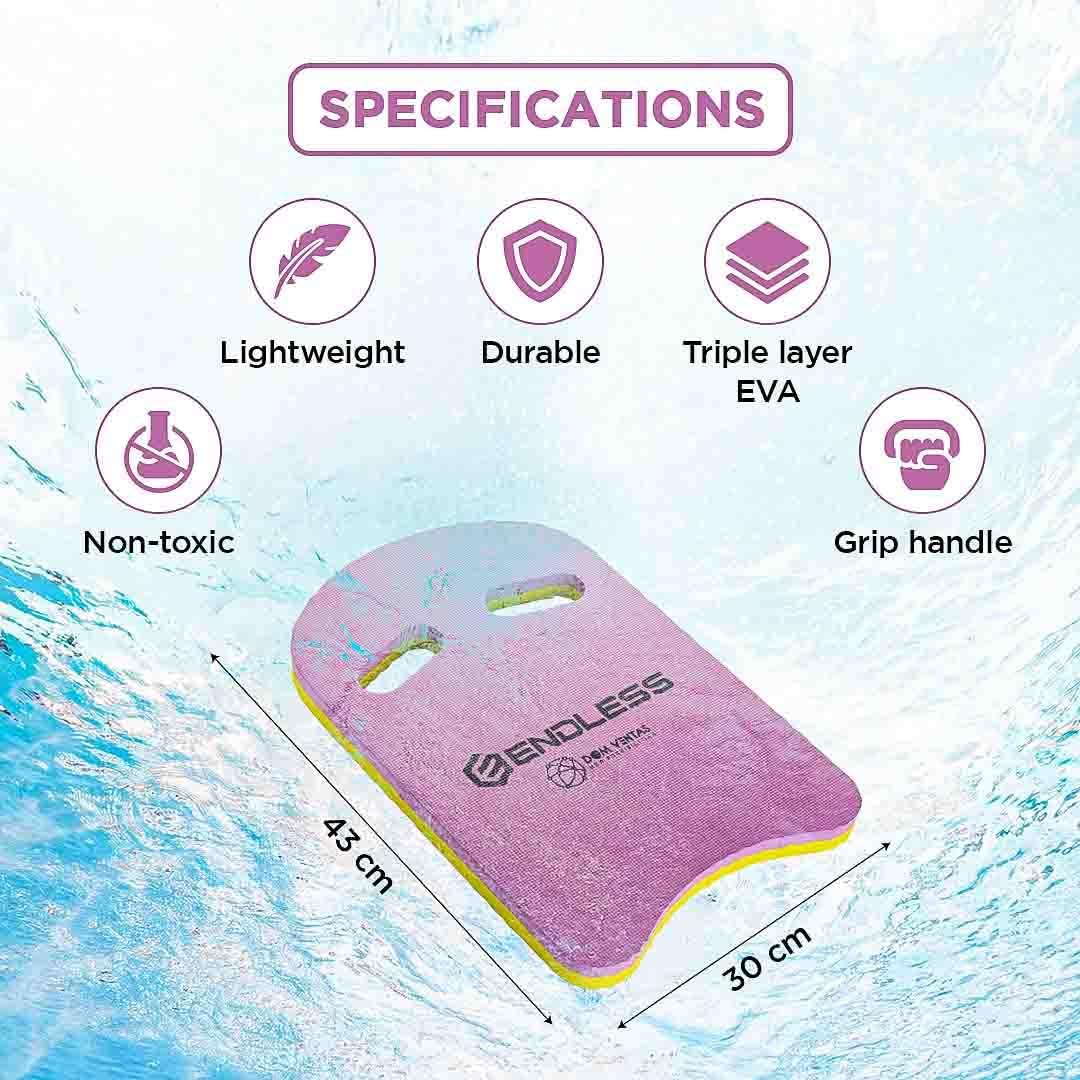 Endless EL1011 Swimming Kickboard With Comfortable Design