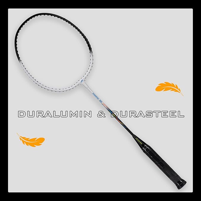 HUNDRED Aluminium Powertek 100 (Set of 2) Badminton Racket with Full Cover
