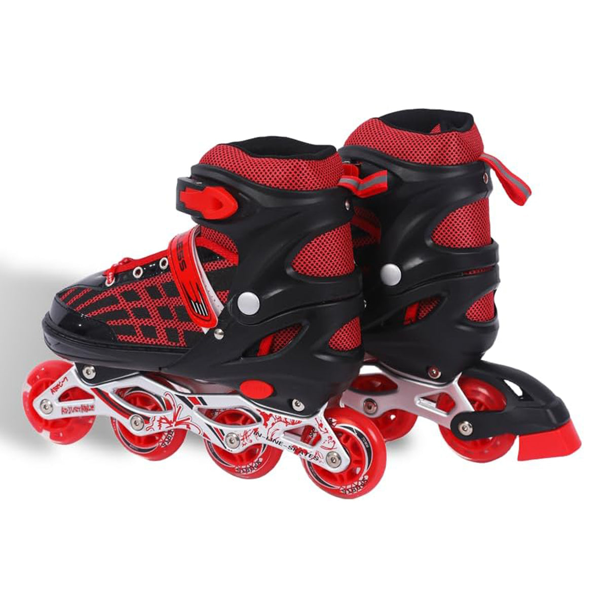 Endless EL1025 Inline Adjustable Skates | Aluminium Chassis and 70 mm PU Wheels | Front Wheel Flash, ABEC 7 Bearing