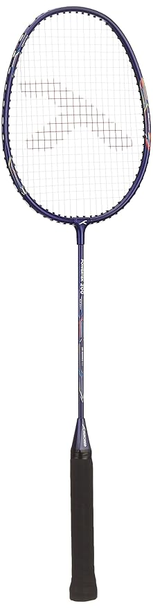 HUNDRED Powertek 200 PRO Badminton Racquet with Head Cover | Strung | Material:Aluminium|For Intermediate Players|Weight:95 grams|Maximum String Tension- 18-20lbs