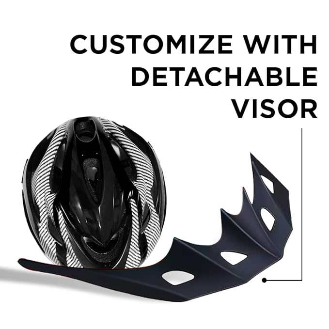 Endless EL1049 Cycle and Skates Helmet with Adjustable StrapMaterial : Polycarbonate, EPS | With Inside Cushioning Padding for Comfort | For Adults, Women and Men