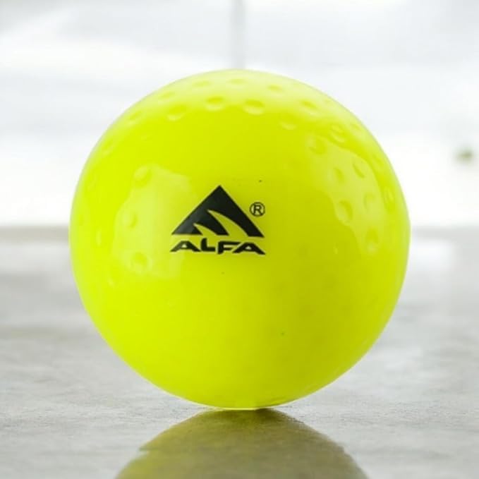 ALFA AB-93 Dimple Field Hockey Ball Size : Standard | PU Material |Precision and Control | Optimal Performance |Training and Matches