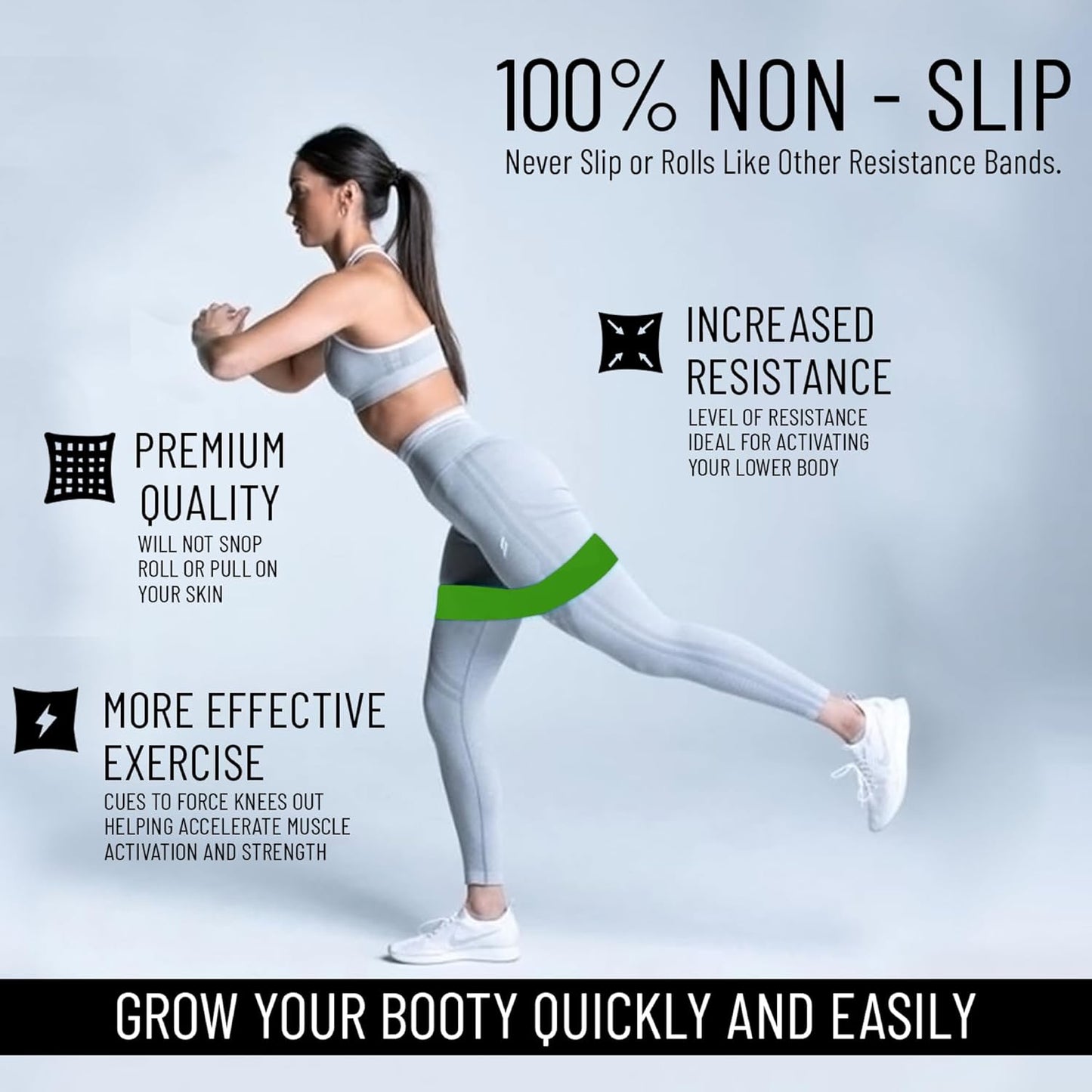 Everlast AB. Rubber Loop Band 500x50x0.4mm/8mm - Resistance Band - Fitness Training, Pilates, Yoga