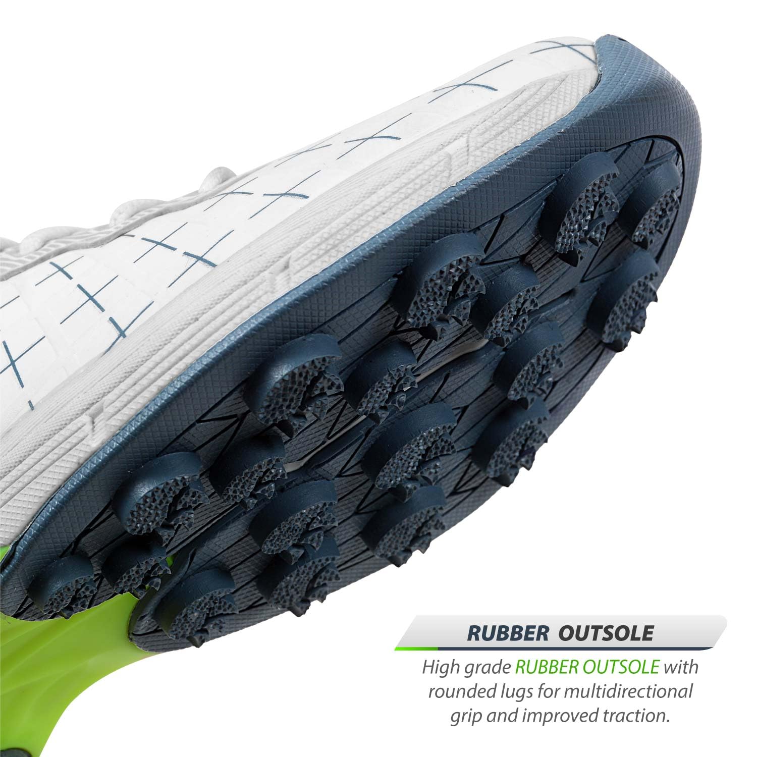 DSC biffer 22 cricket shoes white size 6,8,9,10,11 bottom