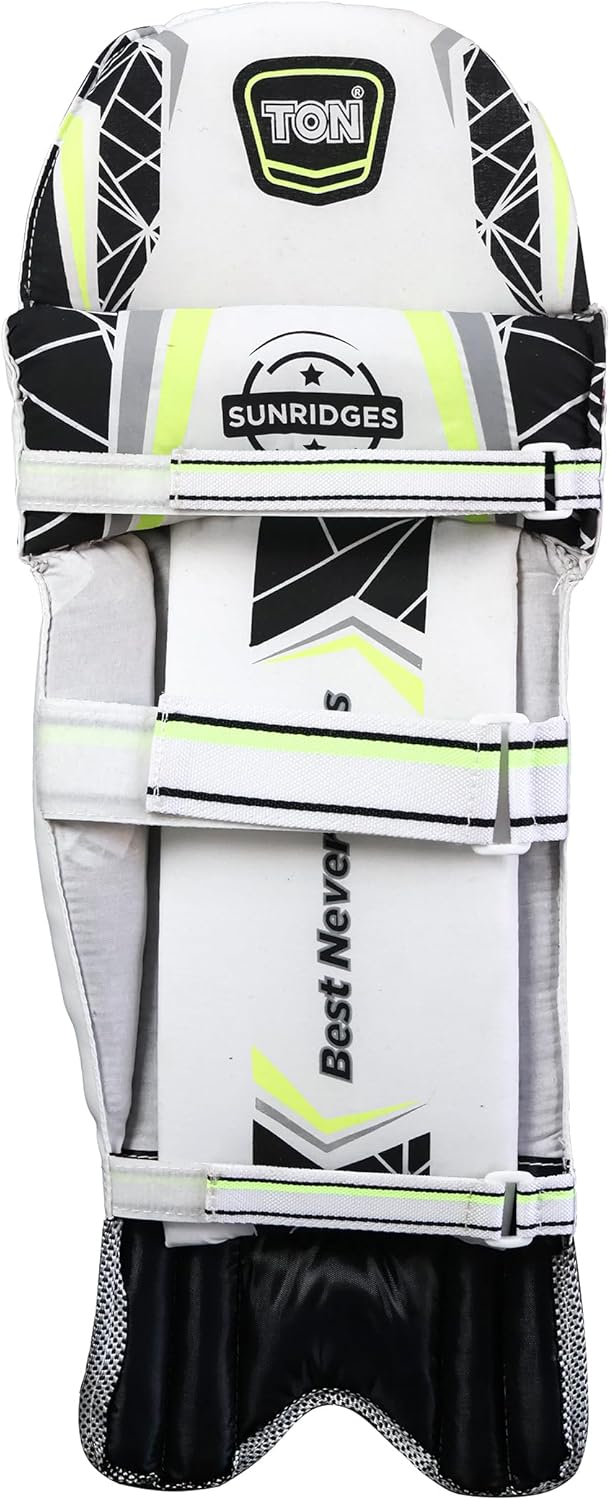 Ton Power Plus Light Weight Cricket Batting Pads ( White, Youth/LH)