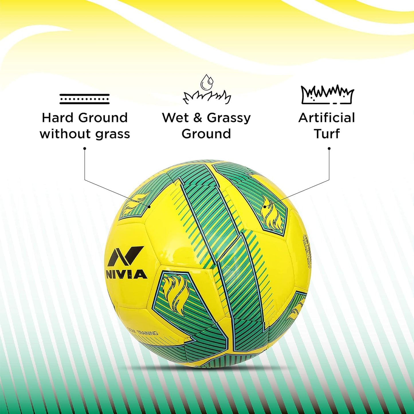 NIVIA DOM TRAINING FOOTBALL SIZE - 5 | DOM10