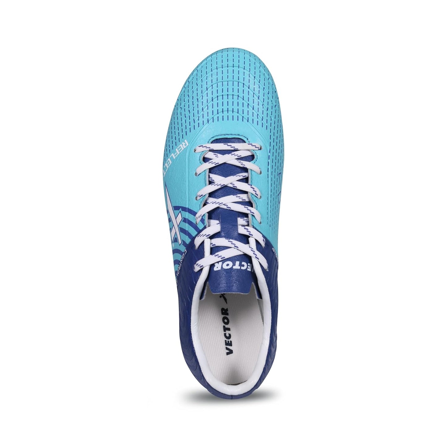 Vector X Reflect X Football Shoe/Stud (Sea Green-Navy, 10)