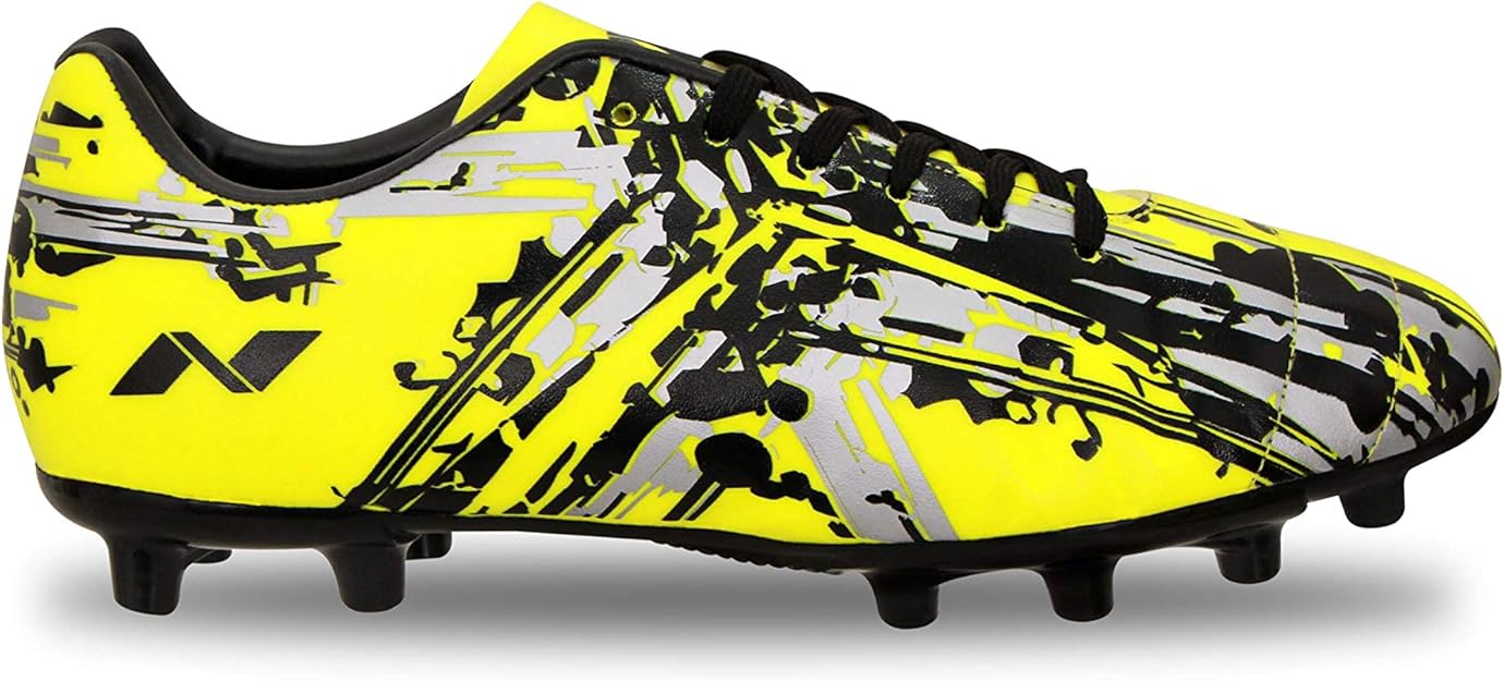 Nivia Storm Football Shoes | PVC Synthetic Leather | TPU sole | Lace-Fastening | Padded Footbed