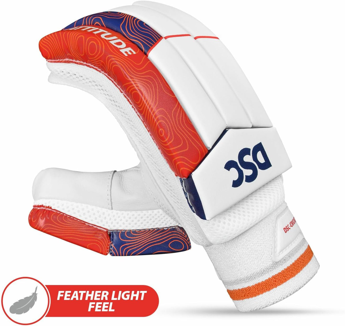 DSC Intense Attitude Leather Cricket Batting Gloves