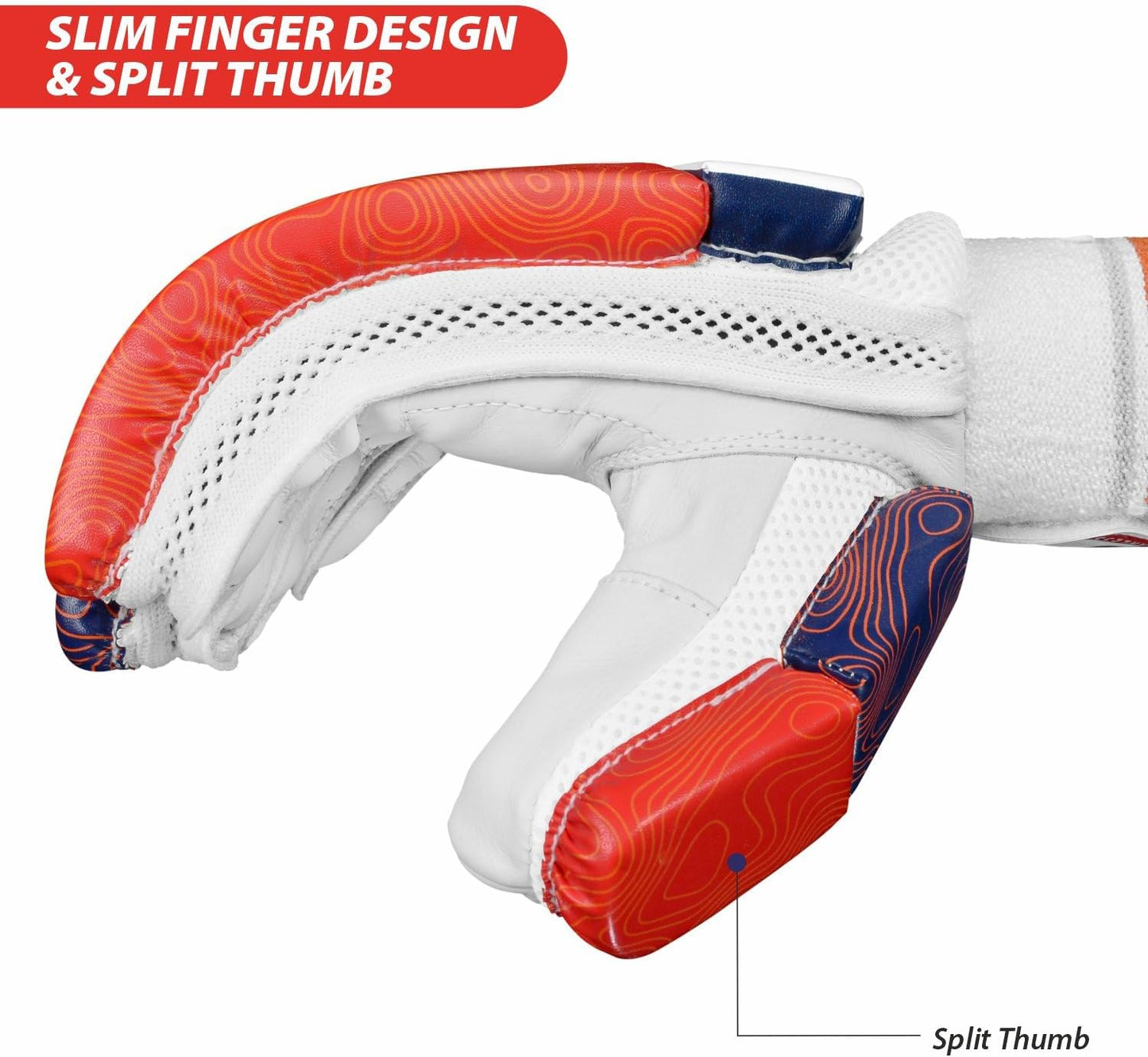 DSC Intense Attitude Leather Cricket Batting Gloves