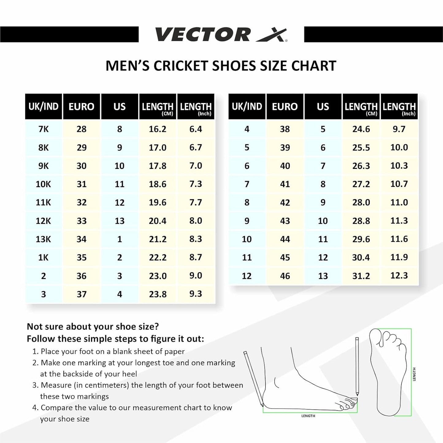 Vector X Blaster-Cricket Shoes for Men's |Walking | Casual | for Men and Adult | Lace-up