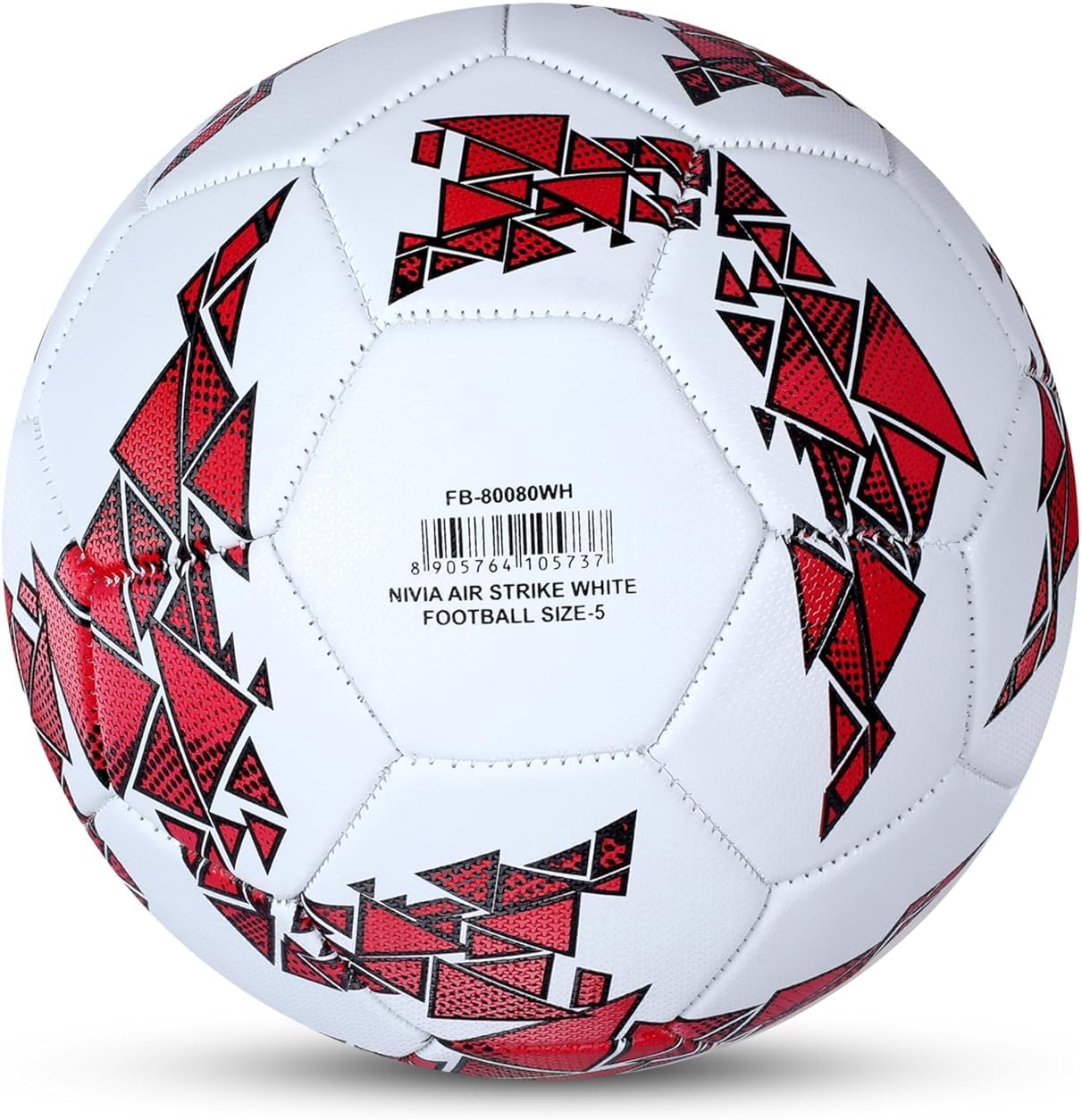 NIVIA Air Strike Football - Size:5 (White) | 80080WH
