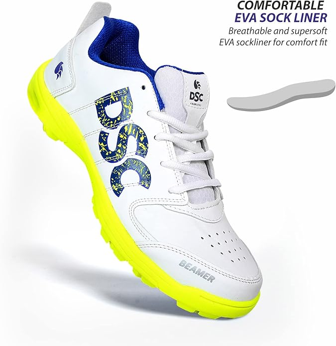 DSC Beamer Cricket Shoes | For Boys And Men | Lightweight | Durable | Embossed Design