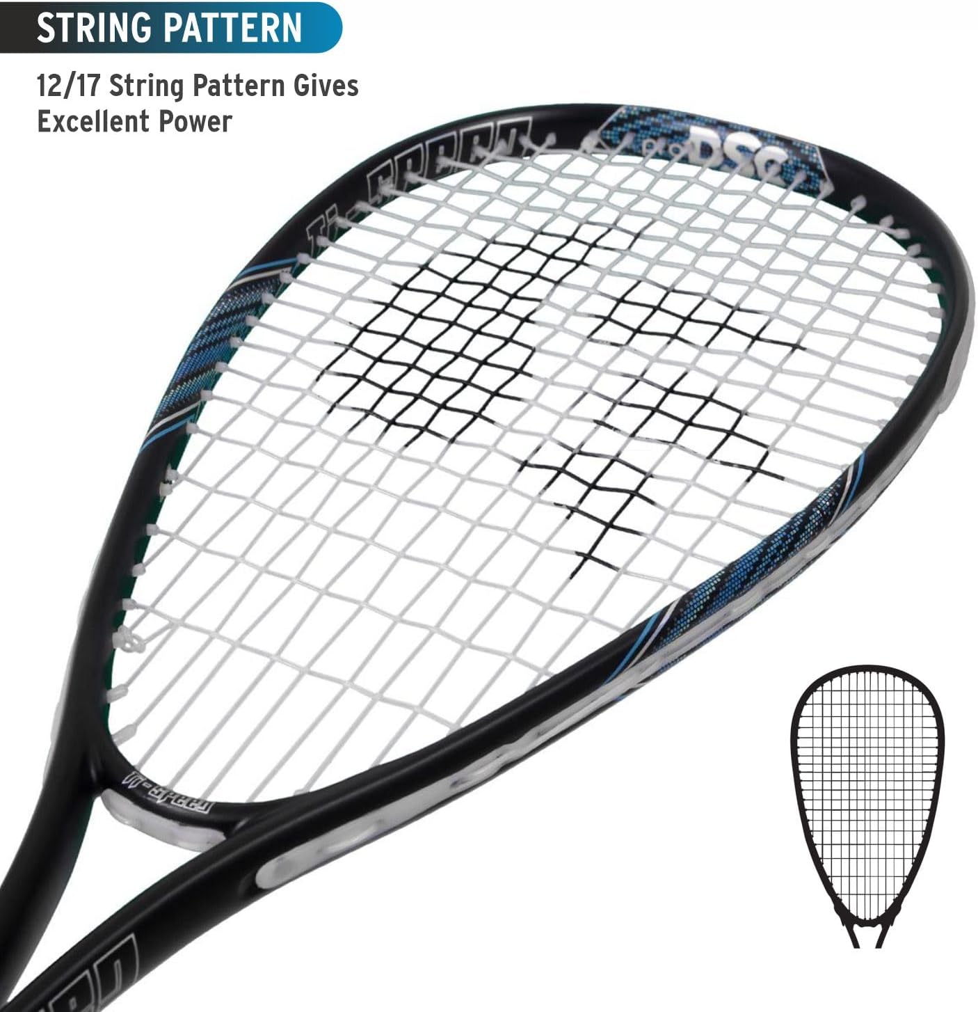 DSC Ti Speed Aluminium Squash Racquet