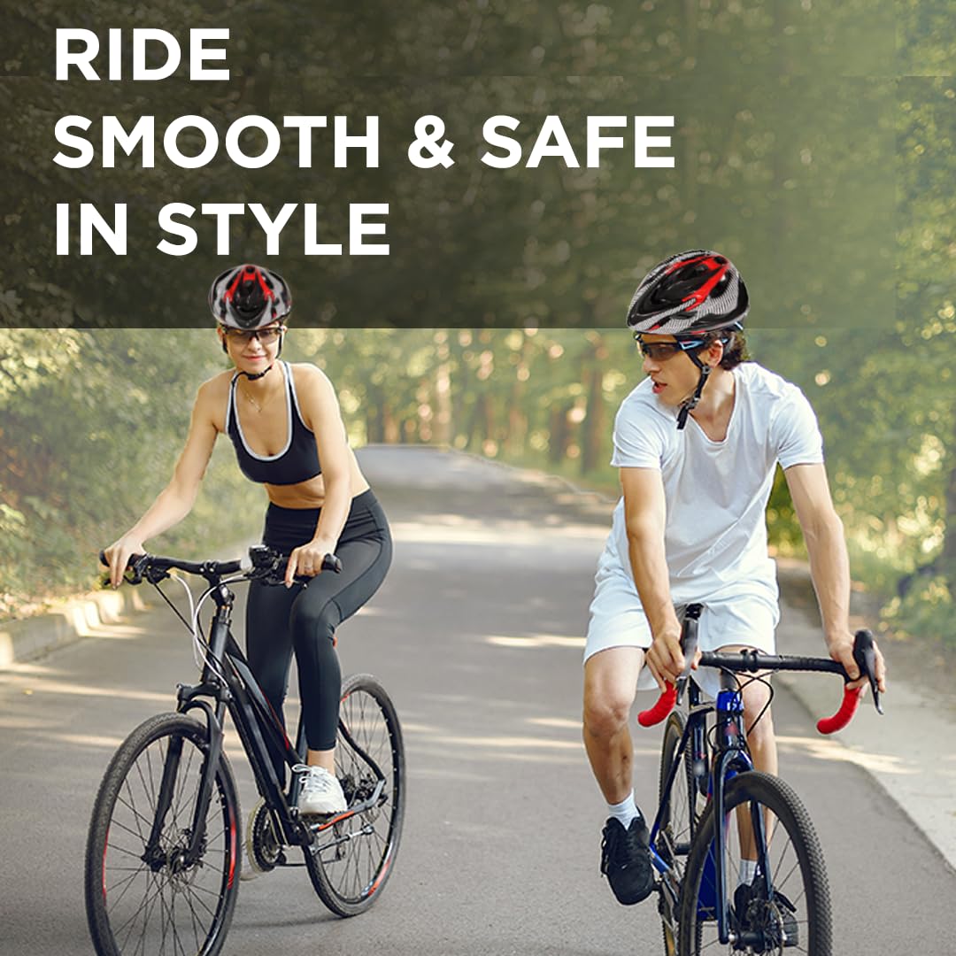 Endless EL1049 Cycle and Skates Helmet with Adjustable StrapMaterial : Polycarbonate, EPS | With Inside Cushioning Padding for Comfort | For Adults, Women and Men