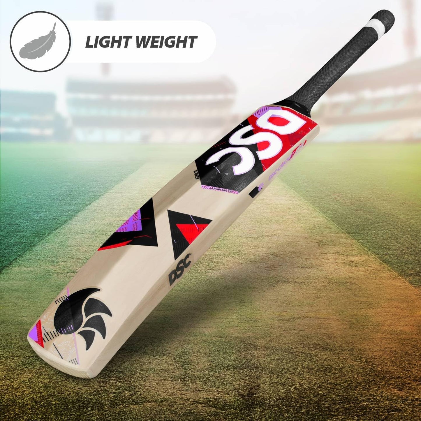 DSC Scorer Kashmir Willow Cricket Bat Short Handle Mens