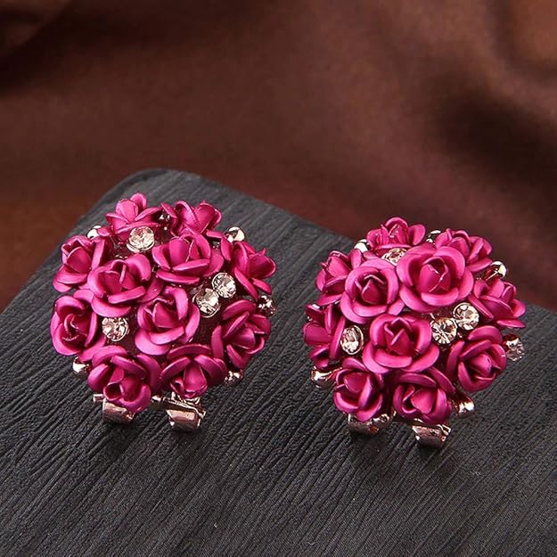 Youbella Stylish Party Wear Jewellery Gold Plated Studs Earrings For Women