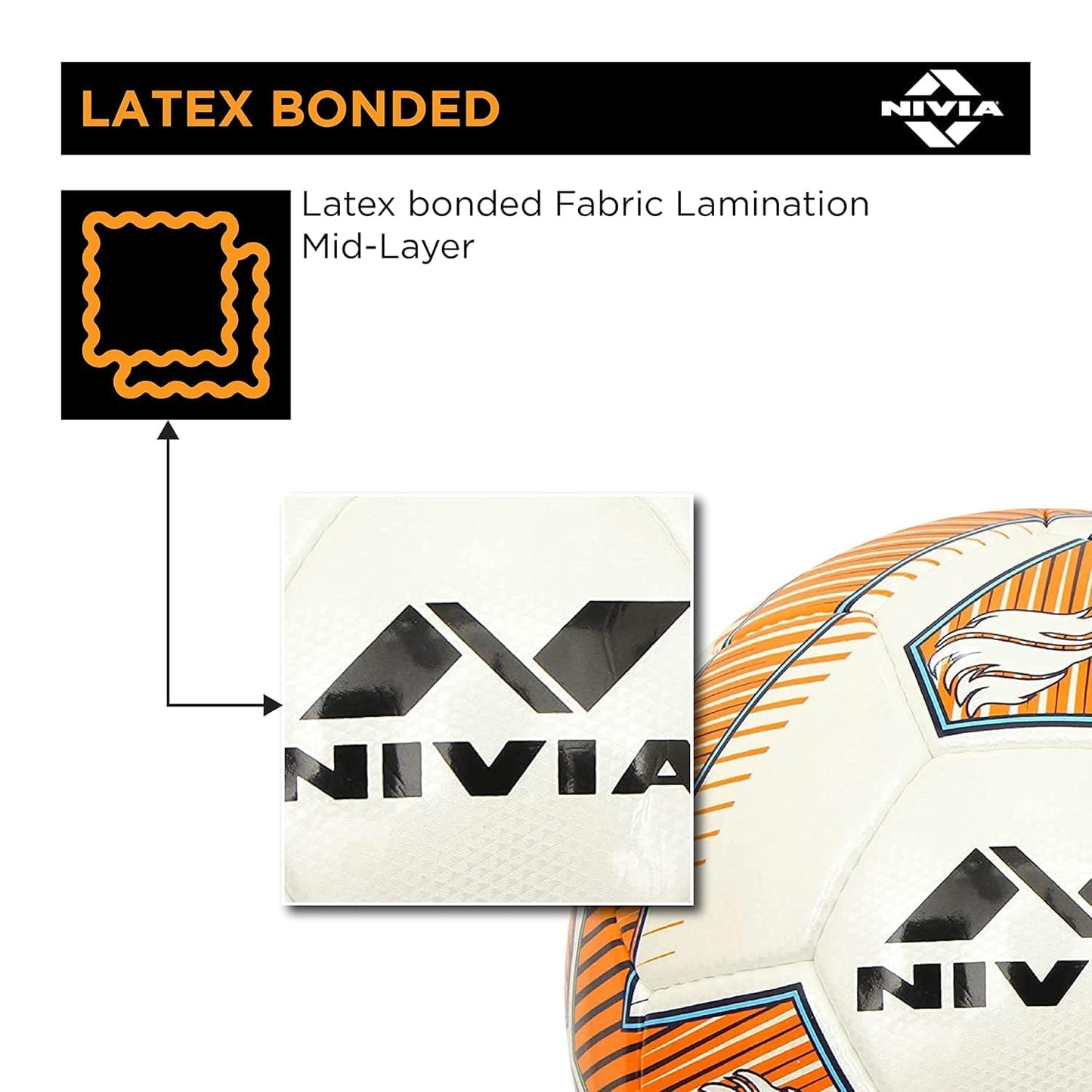 NIVIA DOM BRACE FOOTBALL SIZE - 5 | DOM02
