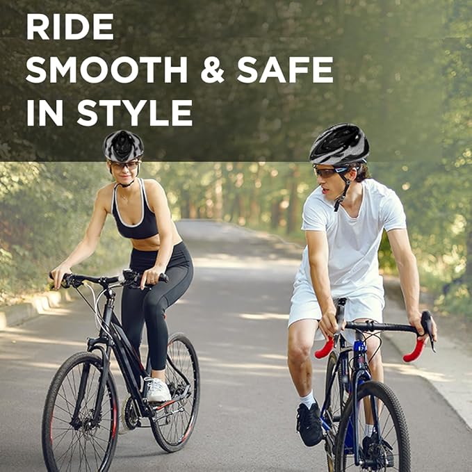 Endless EL1049 Cycle and Skates Helmet with Adjustable StrapMaterial : Polycarbonate, EPS | With Inside Cushioning Padding for Comfort | For Adults, Women and Men