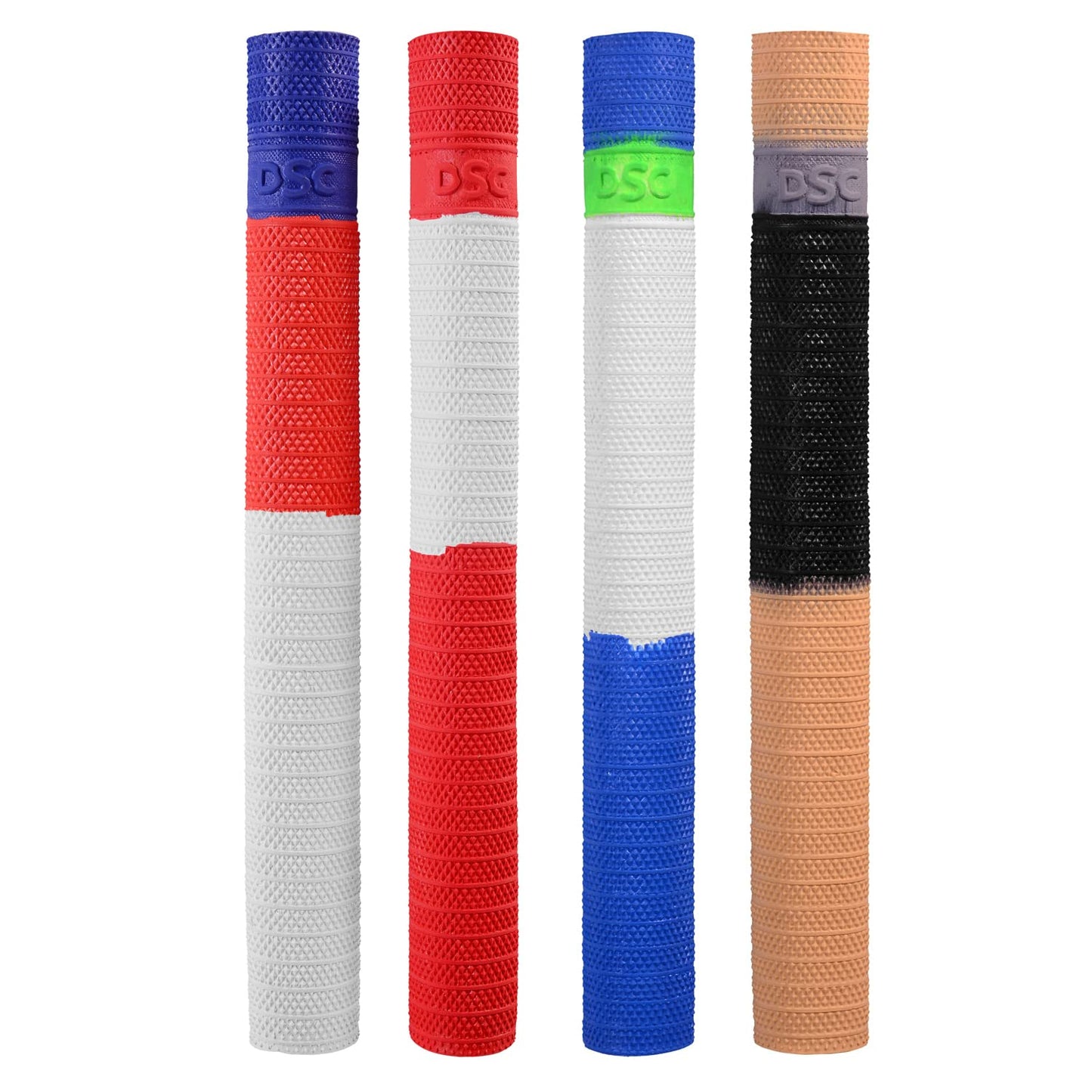 DSC Spyder Cricket Bat Grip, Color - White/Red, (Pack of 1pc)