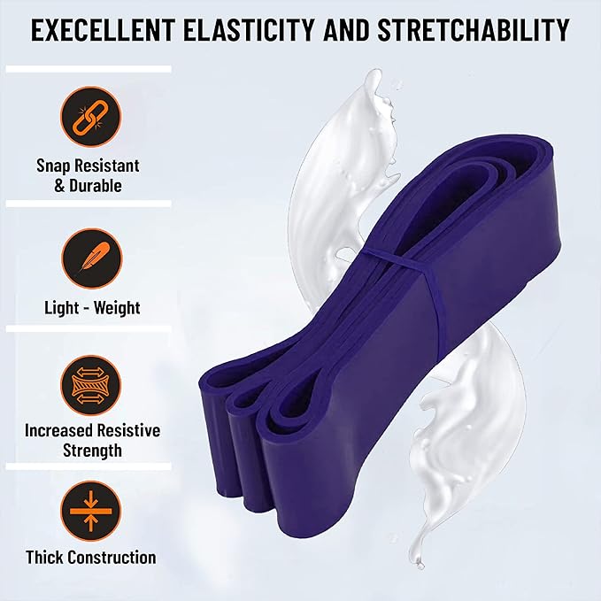 anythingbasic ab. Latex Resistance Band Exercise Band, Perfect for Mobility, Body Stretching, Powerlifting, Home Workout, Fitness Training Loop Bands for Men & Women