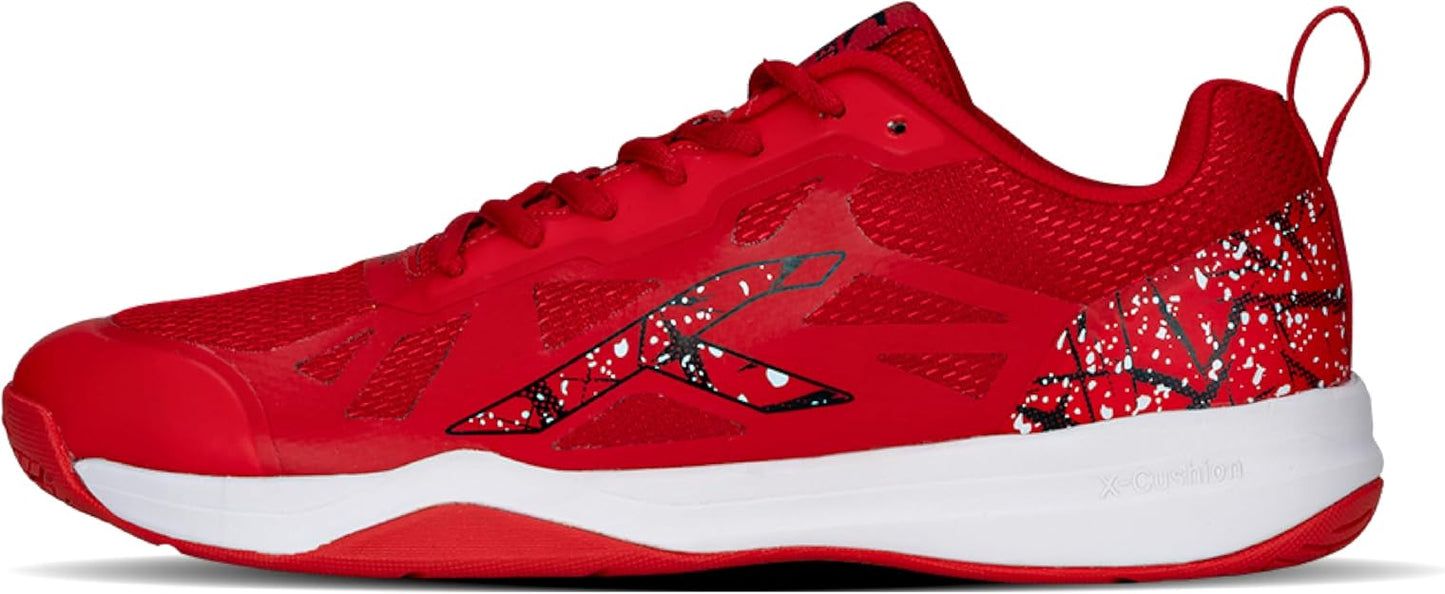 HUNDRED Blade Non-Marking Professional Badminton Shoes for Men | Material: TPU/Rubber | Suitable for Indoor Tennis/Squash/Table Tennis/Basketball & Padel