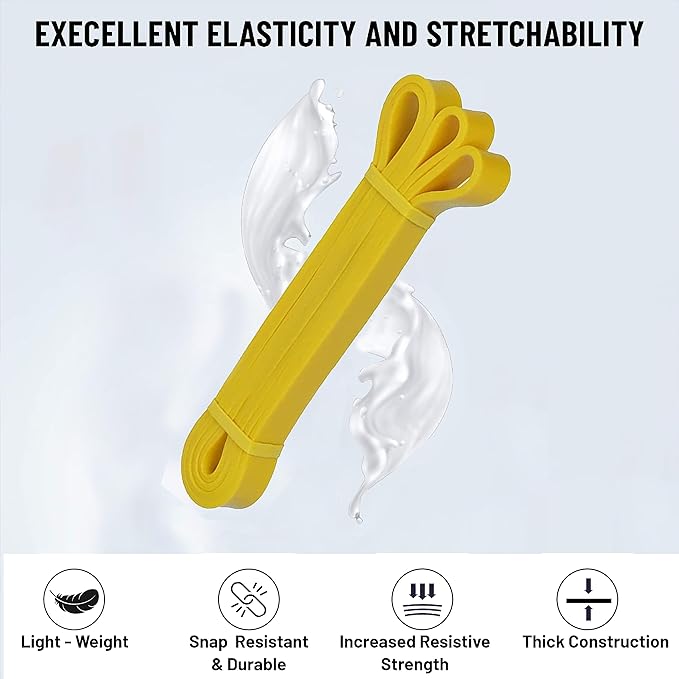 anythingbasic ab. Latex Resistance Band Exercise Band, Perfect for Mobility, Body Stretching, Powerlifting, Home Workout, Fitness Training Loop Bands for Men & Women