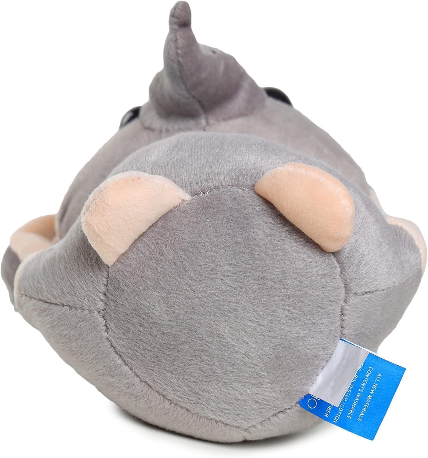 Webby Soft Animal Plush Elephant Toy (20 CM, Blue & Grey) | Super Soft for Hugs & Play | Comfort Pillow & Stress Relief Gift for Kids & Adults | Durable