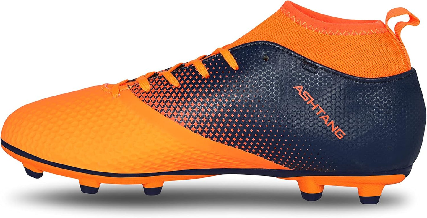 Nivia Ashtang Football Shoes | Synthetic Leather | PVC sole | Lace-Fastening | Padded Footbed