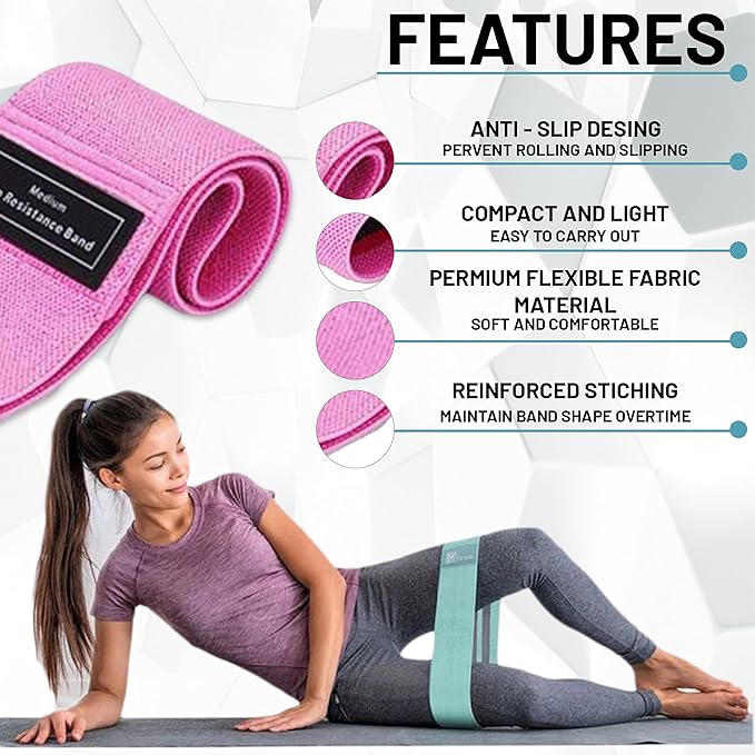 Portable resistance band for stretching, pilates, and physical therapy