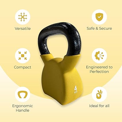 Heavy-Duty Kettle Bell for Functional Fitness and Core Training
